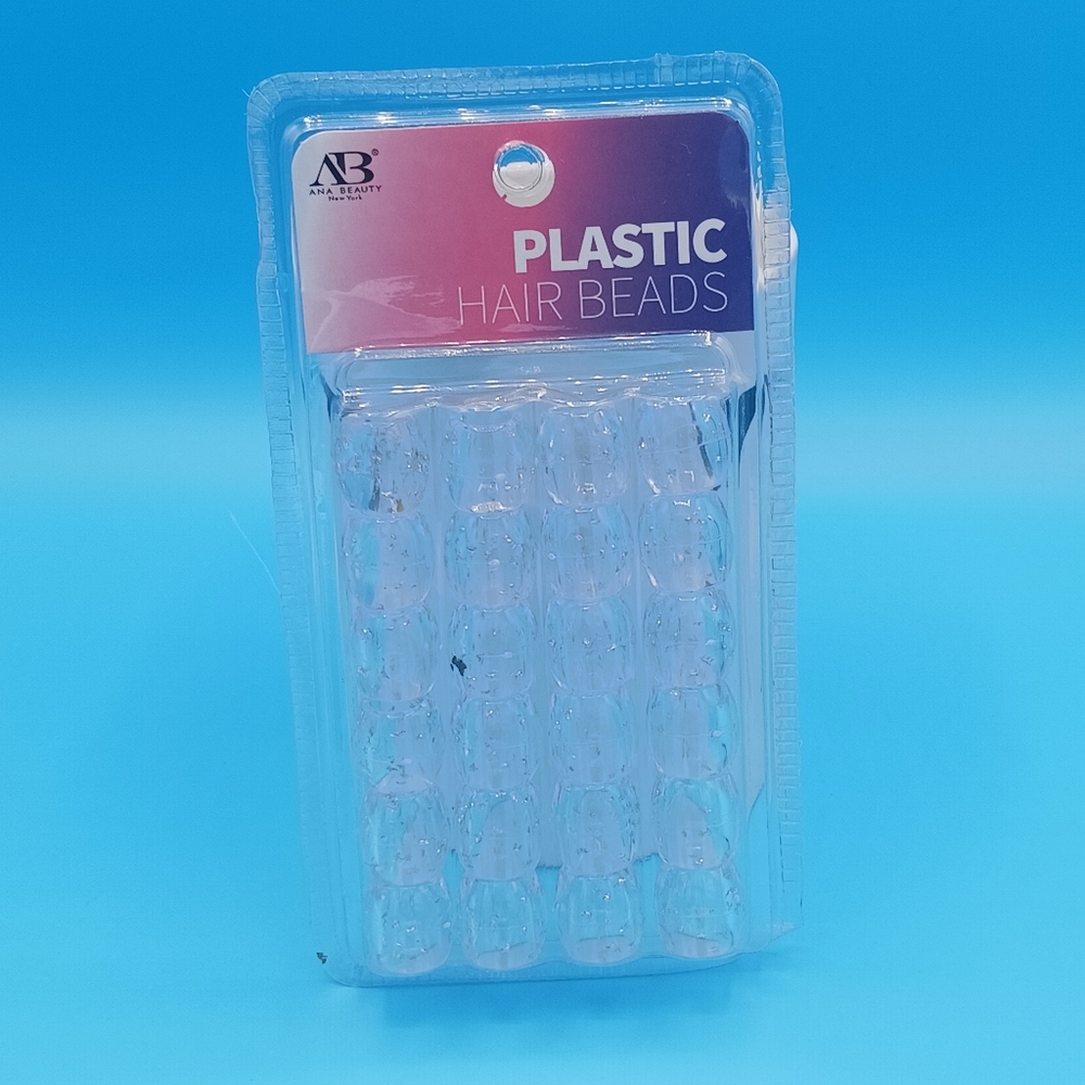 Hair plastic beads